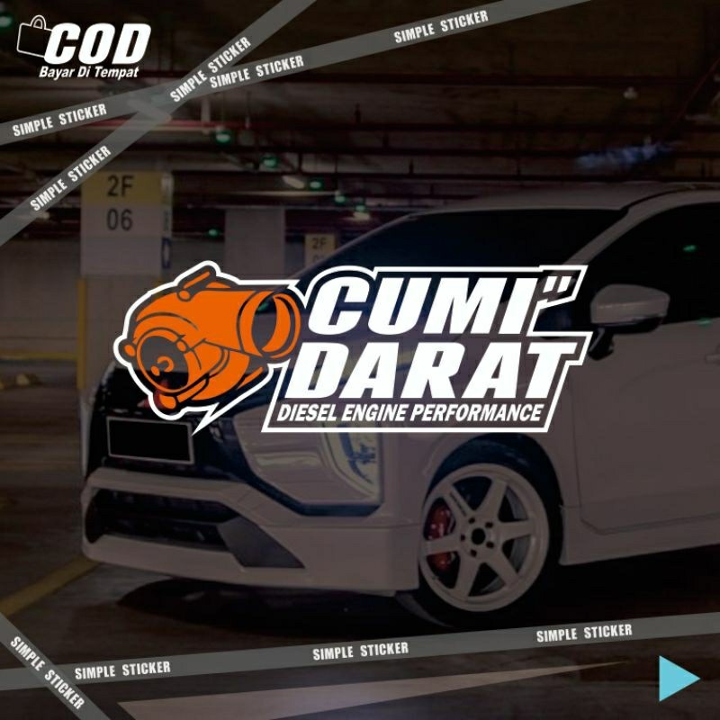 sticker cumi cumi darat | stiker cumi darat | sticker cutting | reflective menyala