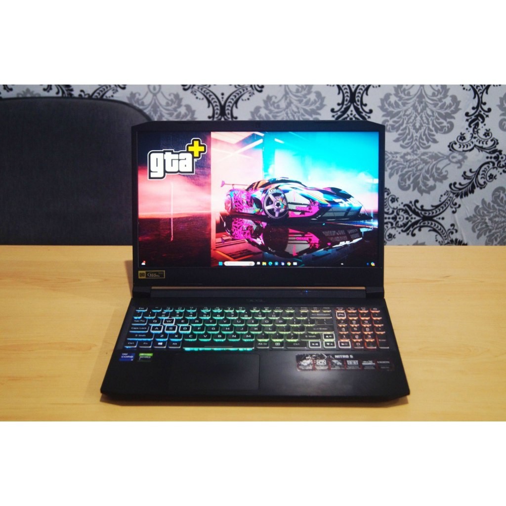 Laptop Gaming Acer Nitro AN515-57 Intel Core i9 gen 11 RAM 16GB SSD 512GB RTX 3060 6GB Second Murah 