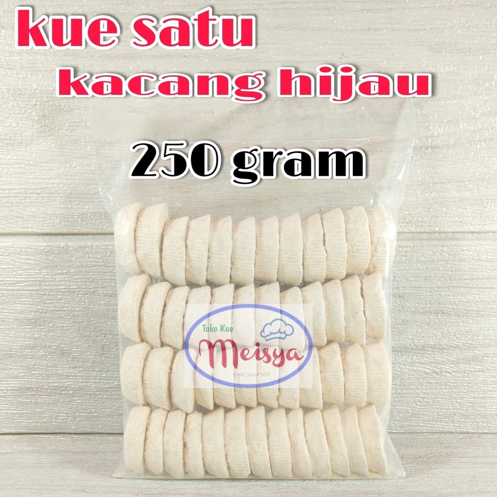 

Rayhan Snack Kue Satu Bentuk Daun Varian Kacang Hijau 250 Gr