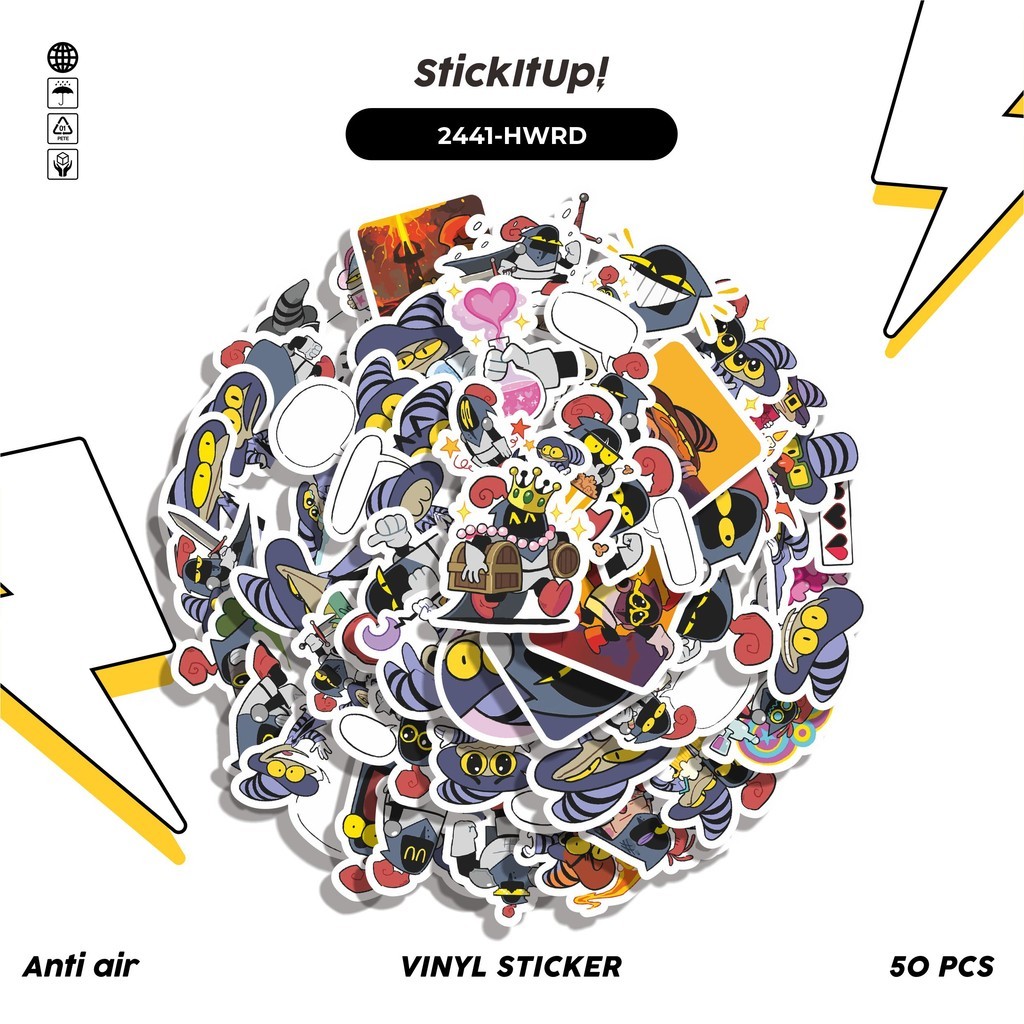 

COD✨ 50 Pcs Stiker FUNNY CHARACTER HOWARD AND SKINNY STICKER PACK 01 Lucu Anti Air Untuk Dekorasi Notebook Sepeda Skateboard Handphone DIY