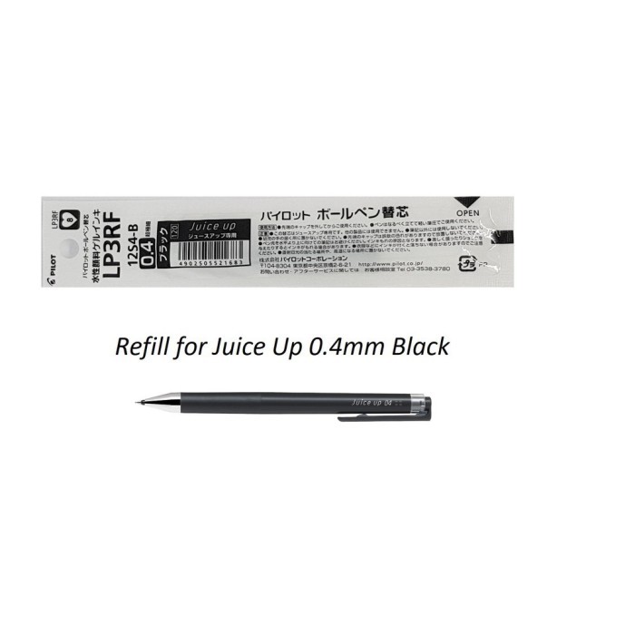 

Thos Pilot Juice Up Refill 0.4mm Gel Ink Pen Pulpen Tinta Gel - Blue Black, 0.5mm