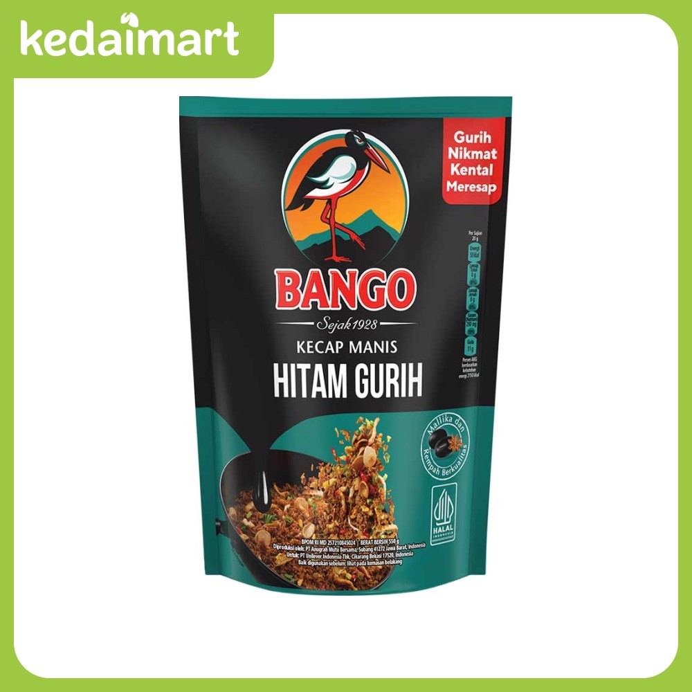 

Bango Kecap Manis Hitam Gurih 550 Gram