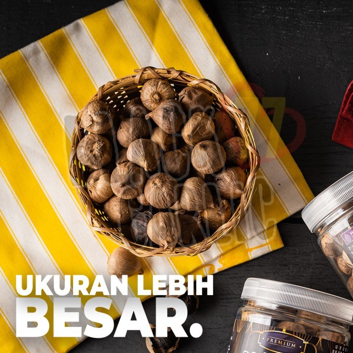 

Bawang Tunggal Hitam Lanang/Black Garlic Herbal 250 g