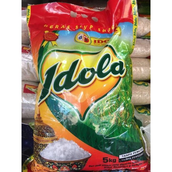 

beras idola 5kg 2 buah