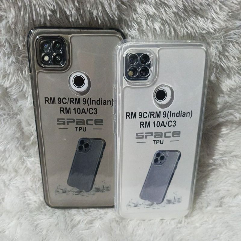 SoftCase Casing Redmi 9C/10A Silikon Bening Trasparan Pelindung Belakang HP+Camera