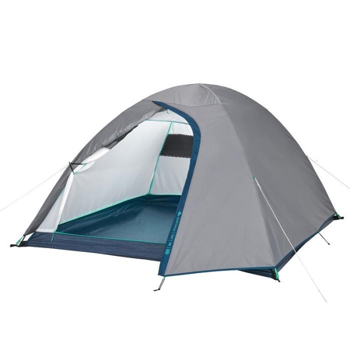 Tenda camping Quechua MH100 2-3 Orang Double Layer Premium Material