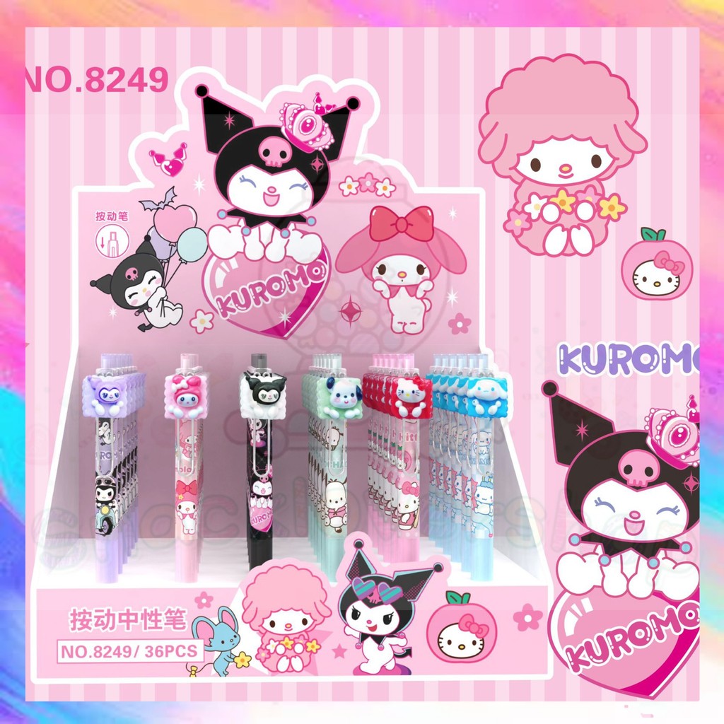 

pulpen gel sanrio / pena gel cetek sanrio / pulpen gel mekanik / pulpen gel cetek fancy - GF0462
