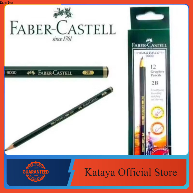 Pensil Faber Castell 2B (1 pack = 12 pcs) - Original