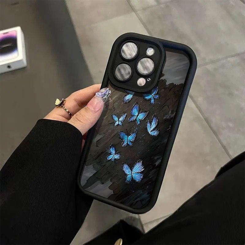 Flash Kupu Biru Softcase Kasing Hp OPPO Note 60x Reno 12 12PRO 12F 13 13F A3 A3X C75 A60 A79 A17 A77