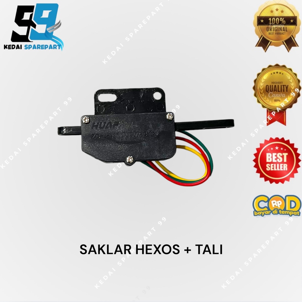 SAKLAR TARIKAN KIPAS HEXOS / SWITCH KIPAS EXHAUST FAN MASPION