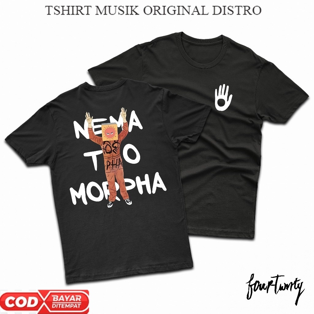 tshirt Band Fourtwnty Nematomorpha distro original | T-shirt Merchandise Band Fourtwnty | T-shirt Fo
