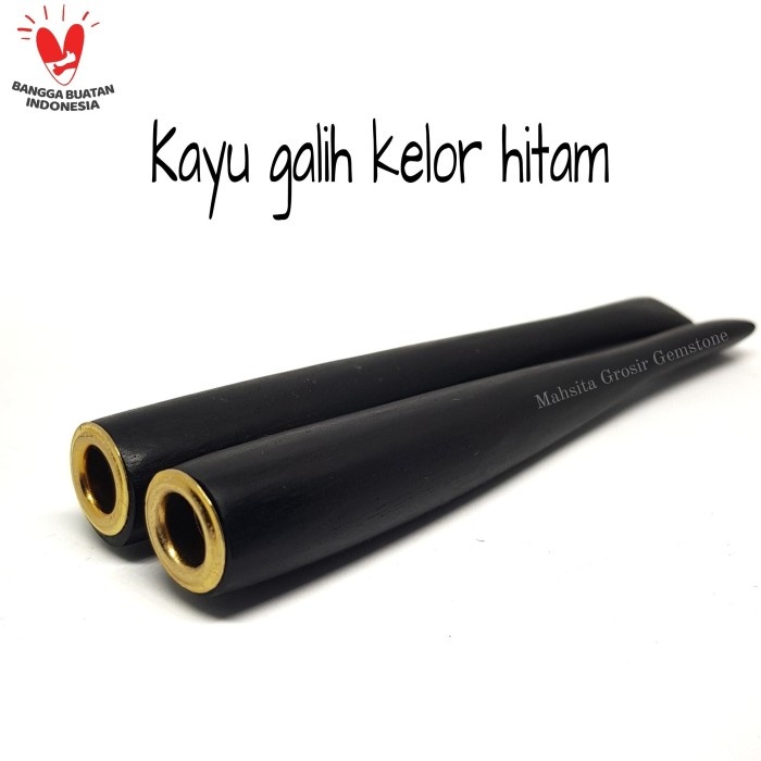Pipa cangklong kayu galih kelor hitam asli 100%