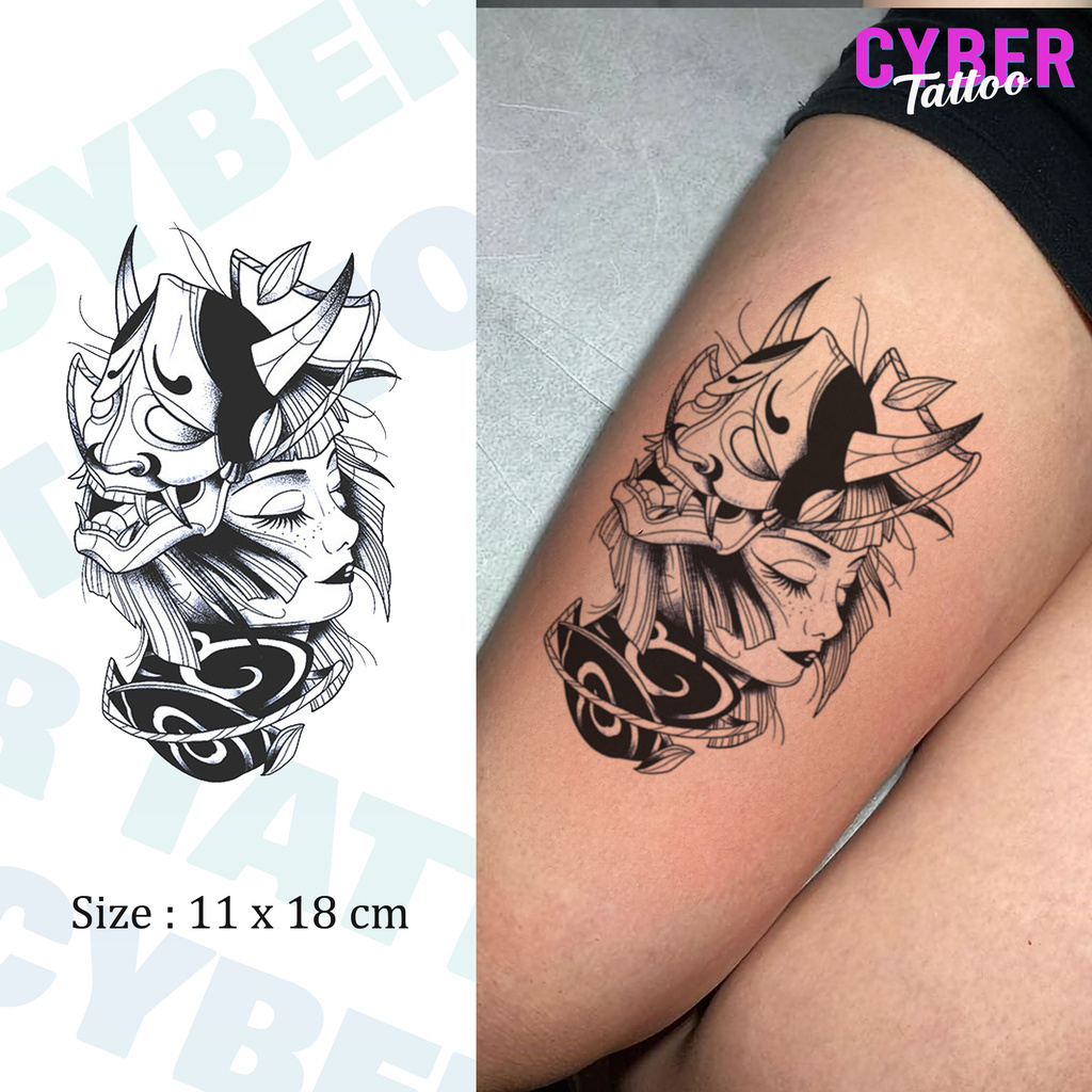 Cyber Tato Stiker Tahan Air Tato Temporary Tahan lama 15 hari tato palsu Tato Temporer Semi Permanen