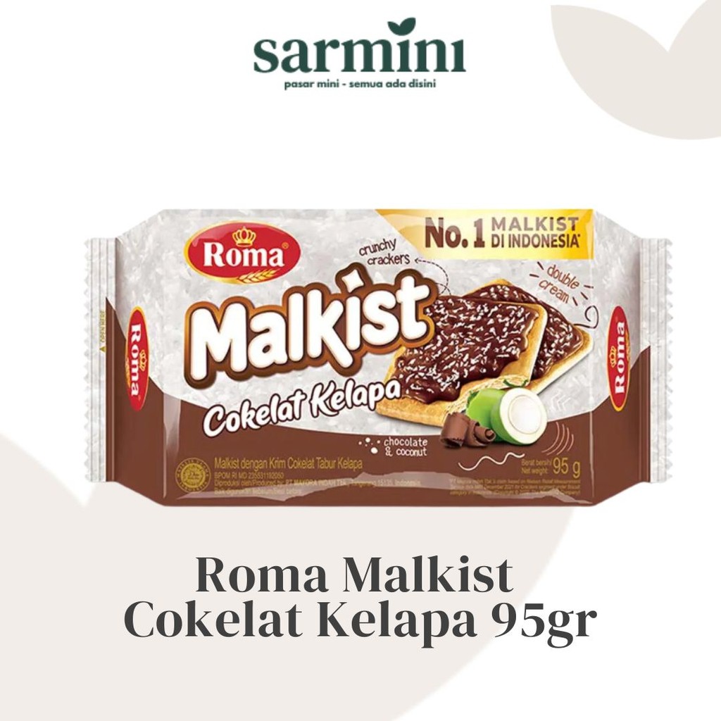 

Roma Malkist Cokelat Kelapa 95gr