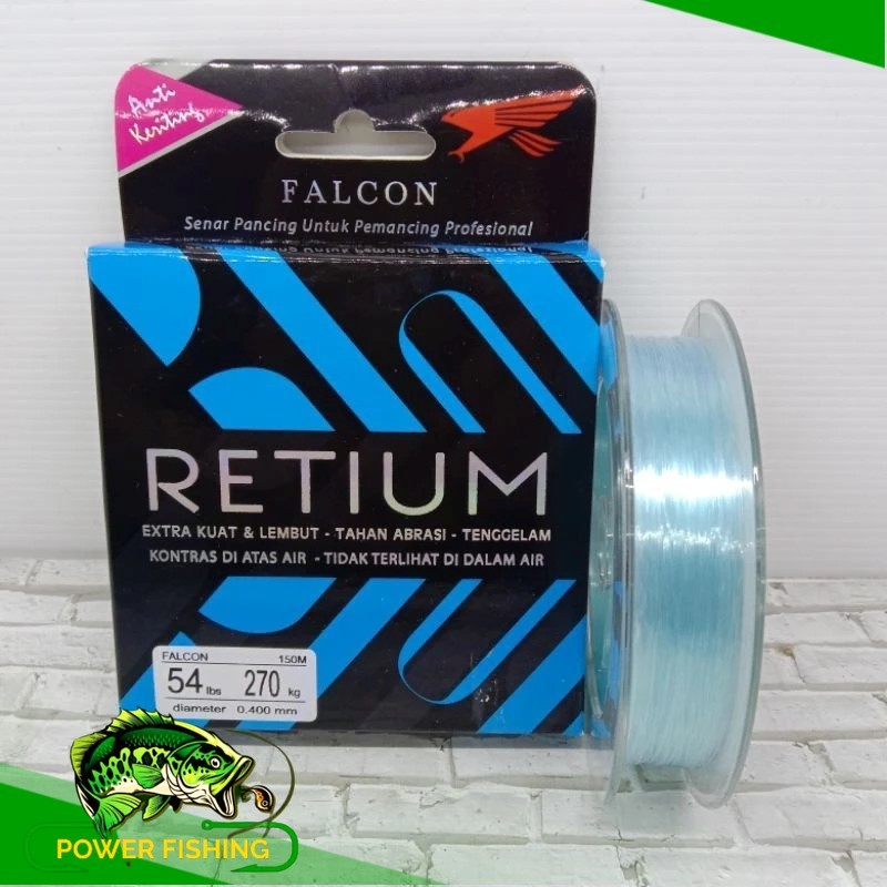 SENAR FALCON RETIUM 150 METER SENAR PANCING NILON GALATAMA GALAPUNG