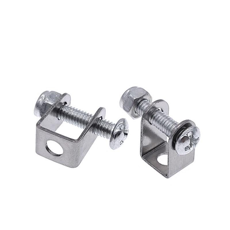 1 Pair Mini Electric Linear Actuator Bracket Hole 4.2mm 304 Stainless Steel Metal Material Micro Lin