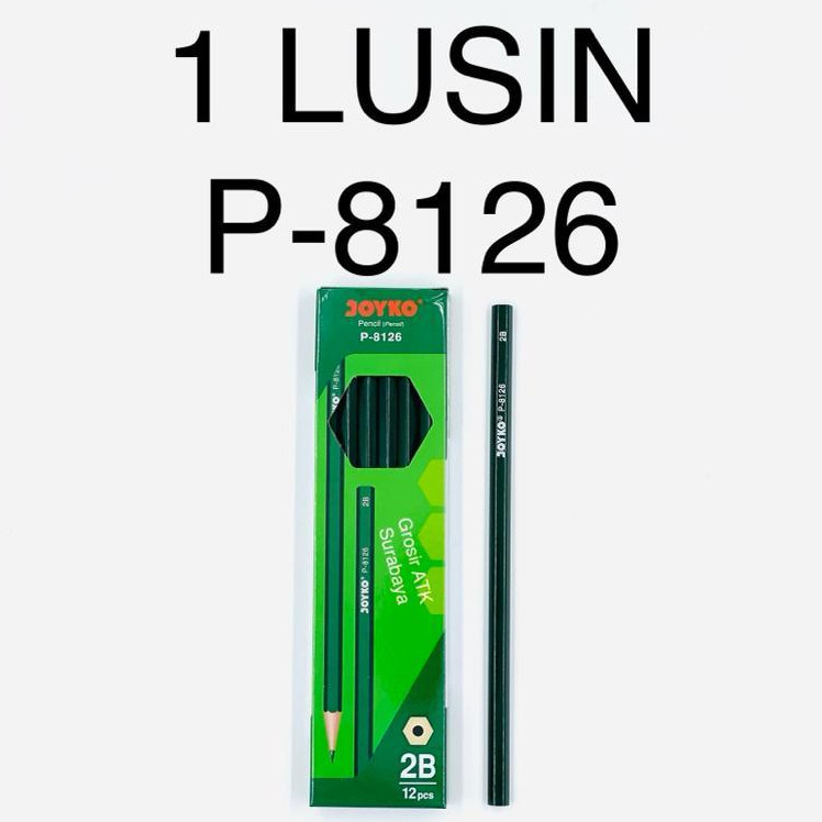 

( DAPAT 1 LUSIN ) Pensil / Pencil 2B Joyko P-8126 / P 8126