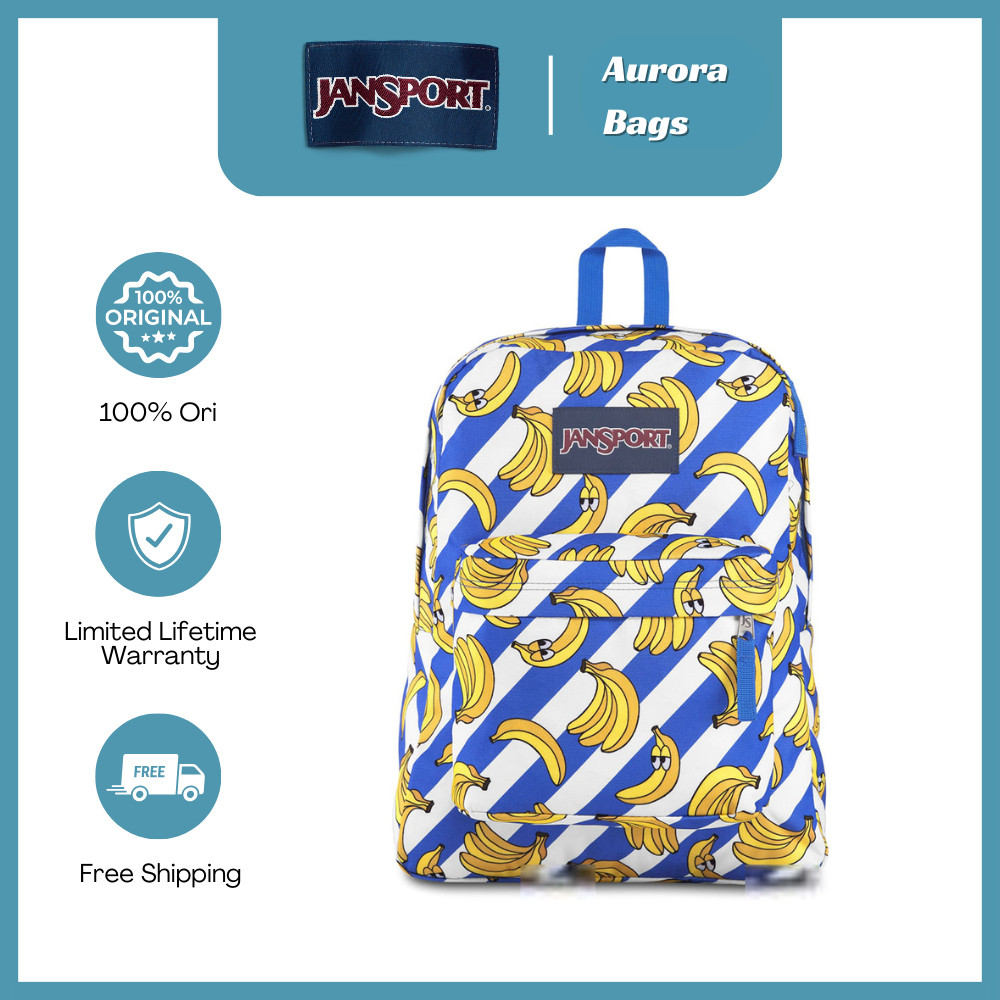 100% ORIGINAL JanSport Tas Ransel / Backpack / Daypack BANANA ORIGINAL-JanSport Tas Ransel Laptop / 