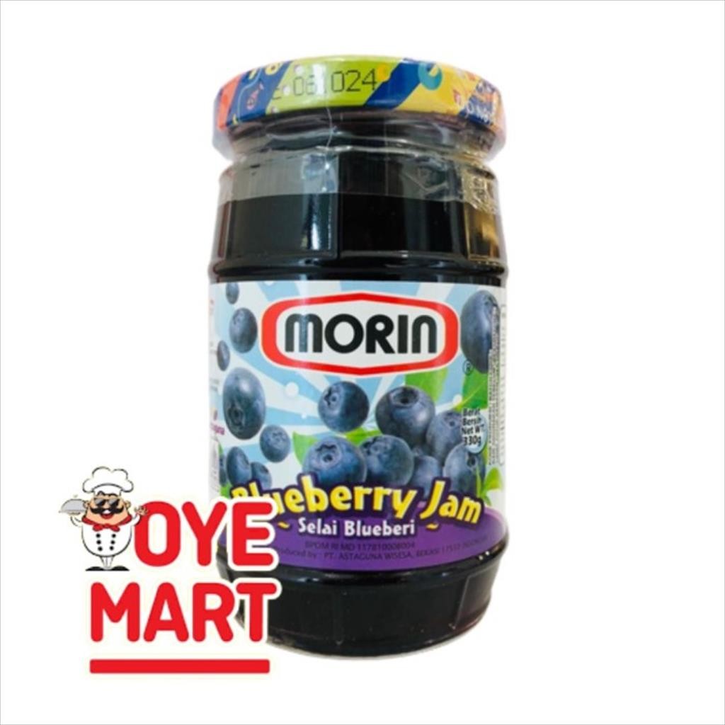 

MORIN BLUEBERRY JAM 330GR / SELAI BLUEBERRY MORIN JAR SELAI ROTI