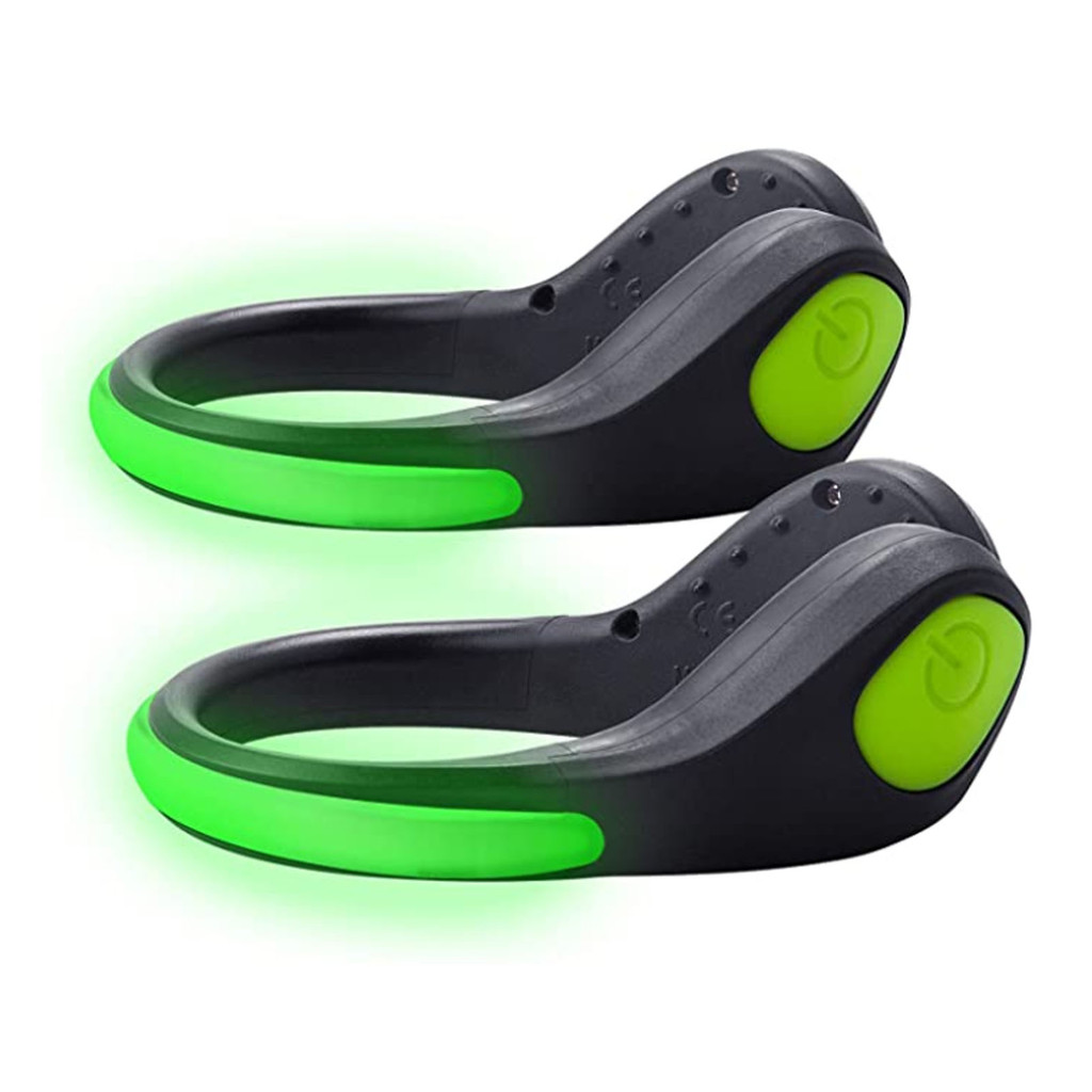 LED Shoe Clip Light Rainproof Flashing Lamp Safety Warning Light for Outdoor Sports Night Running Wa