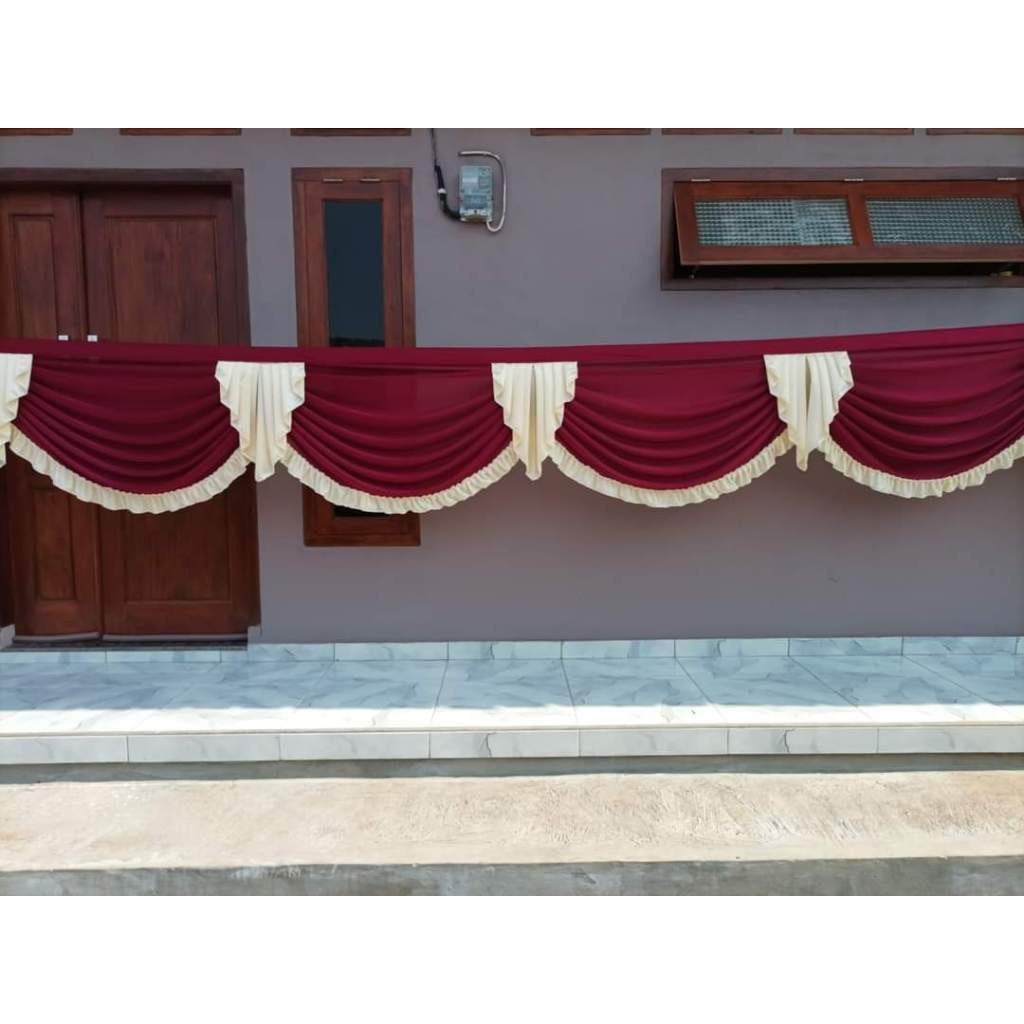 RUMBAI TENDA DEKORASI / RUMBAI REMPEL TENDA / RUMBAI IDER IDER PANJANG 1 METER