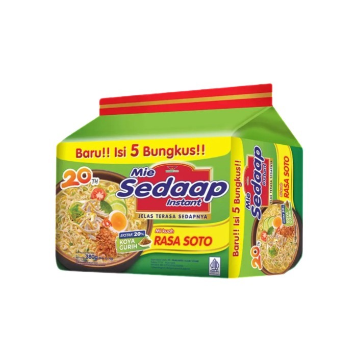 

Sedaap Mie Instant Soto 5X76g