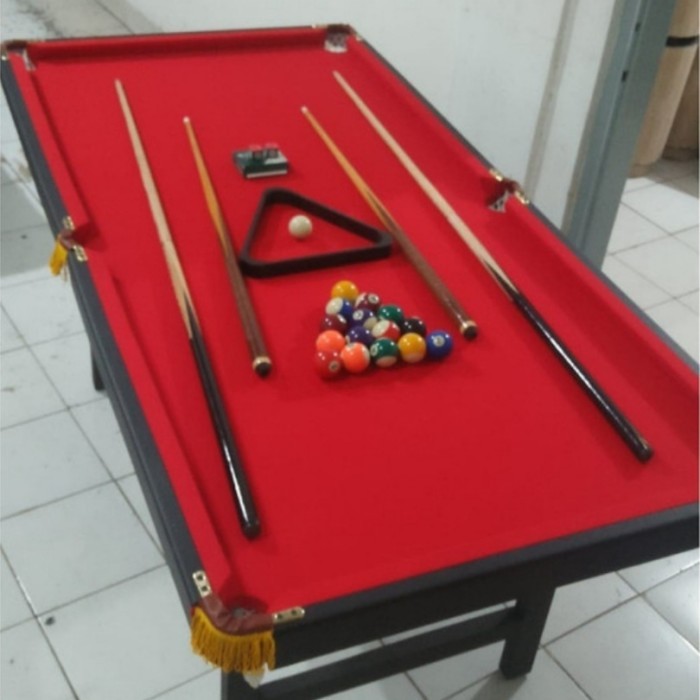 meja billiard 6 feet second / bekas