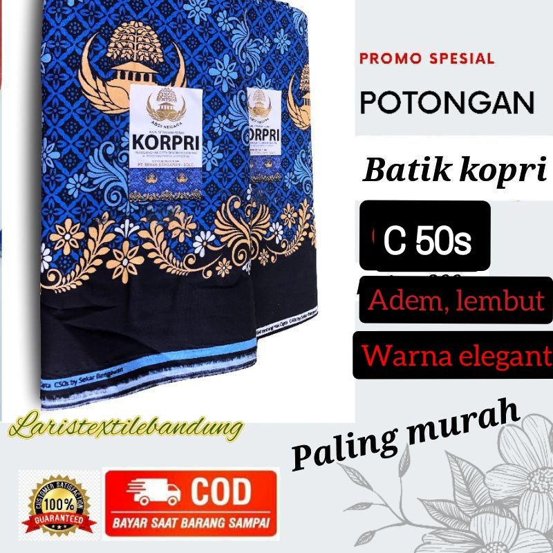 KAIN KORPRI C50sTERBARU  KAIN KORPRI TERBARU, KATUN LEMBUT MS