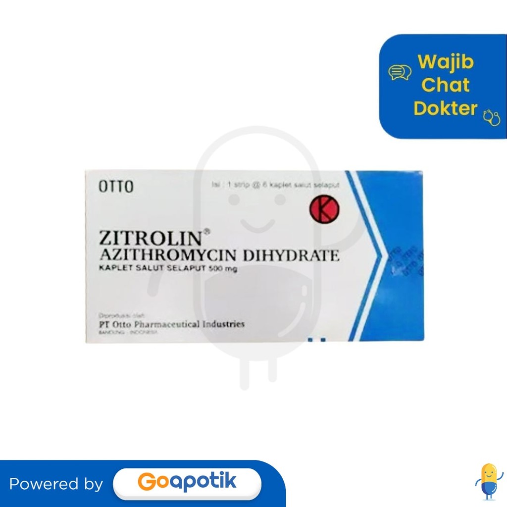Zitrolin 500 Mg Box 6 Kaplet