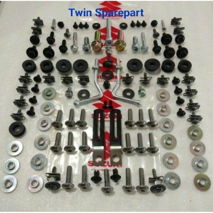 Baut full set cover body satria lumba" / satria hiu