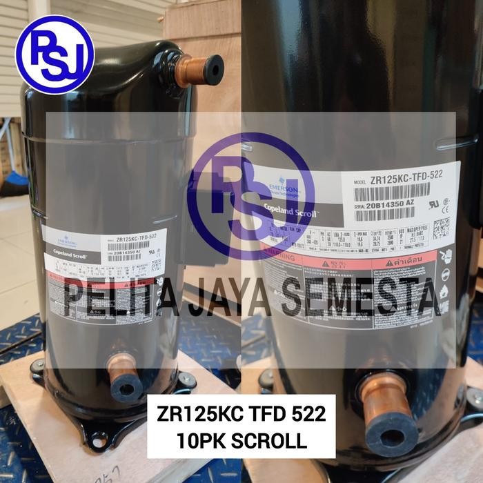 Kompresor AC Copeland ZR125KC-TFD-522 / Compressor Copeland ZR125KC / 10HP / SCROLL