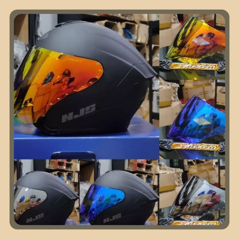 Flat visor NJS kairoz bonus rachet visor