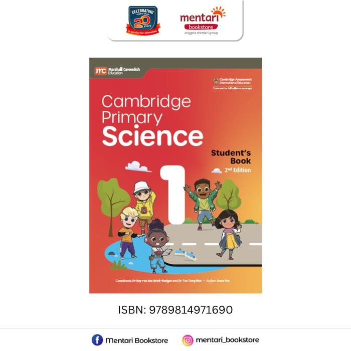 

PROMO!Marshall Cavendish Cambridge Primary Science Textbook (2nd ed) - Student Book 1READY