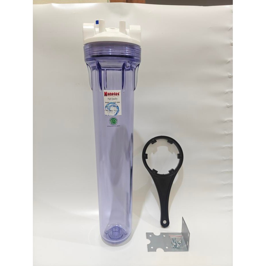 Housing Filter Air Nanotec 20 inch - Clear