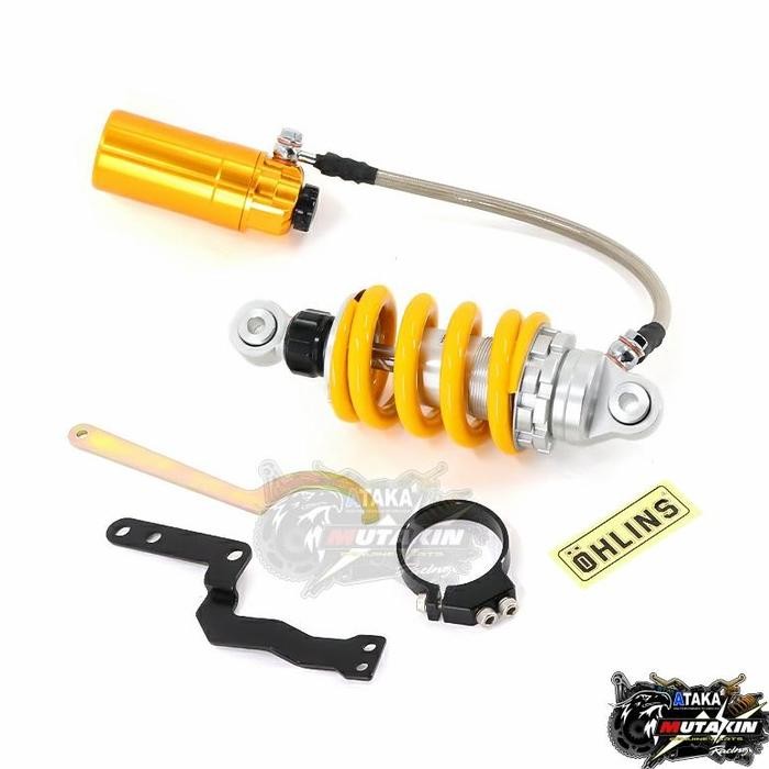 Ohlins Monoshock tabung pisah Fleksibel Satria FU SUPRA GTR 150 Sonic - 203mm kuning