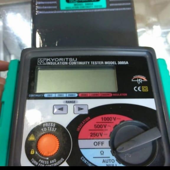 kyoritsu 3005A megger insulation tester