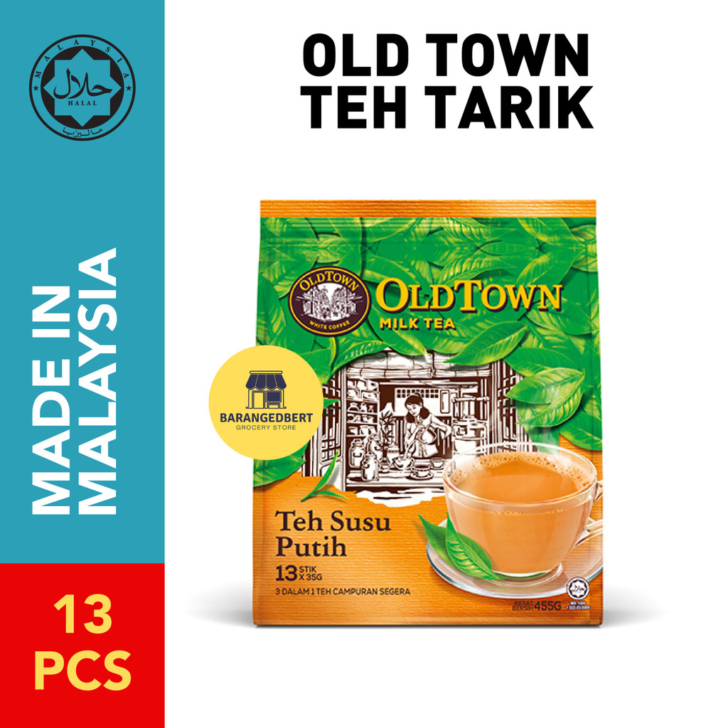 

WHITE MILK TEA OLDTOWN / TEH TARIK Malaysia (13 pcs) HALAL