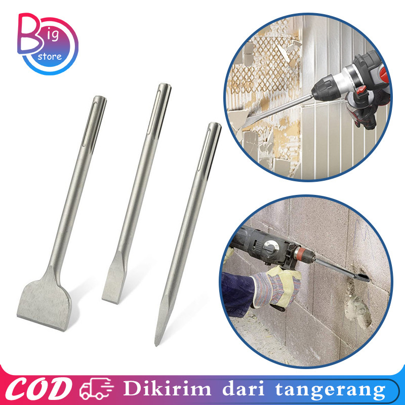 Mata Bobok Pahat Tembok Beton Pahat Point Flat Chisel Mata Bor Tembok Beton