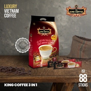 

JAMIN MURAH !!!Kopi Instant Import Vietnam Trung Nguyen King Coffee- 3 in 1 Isi 88 Sachet(BISA LANGSUNG ORDER)