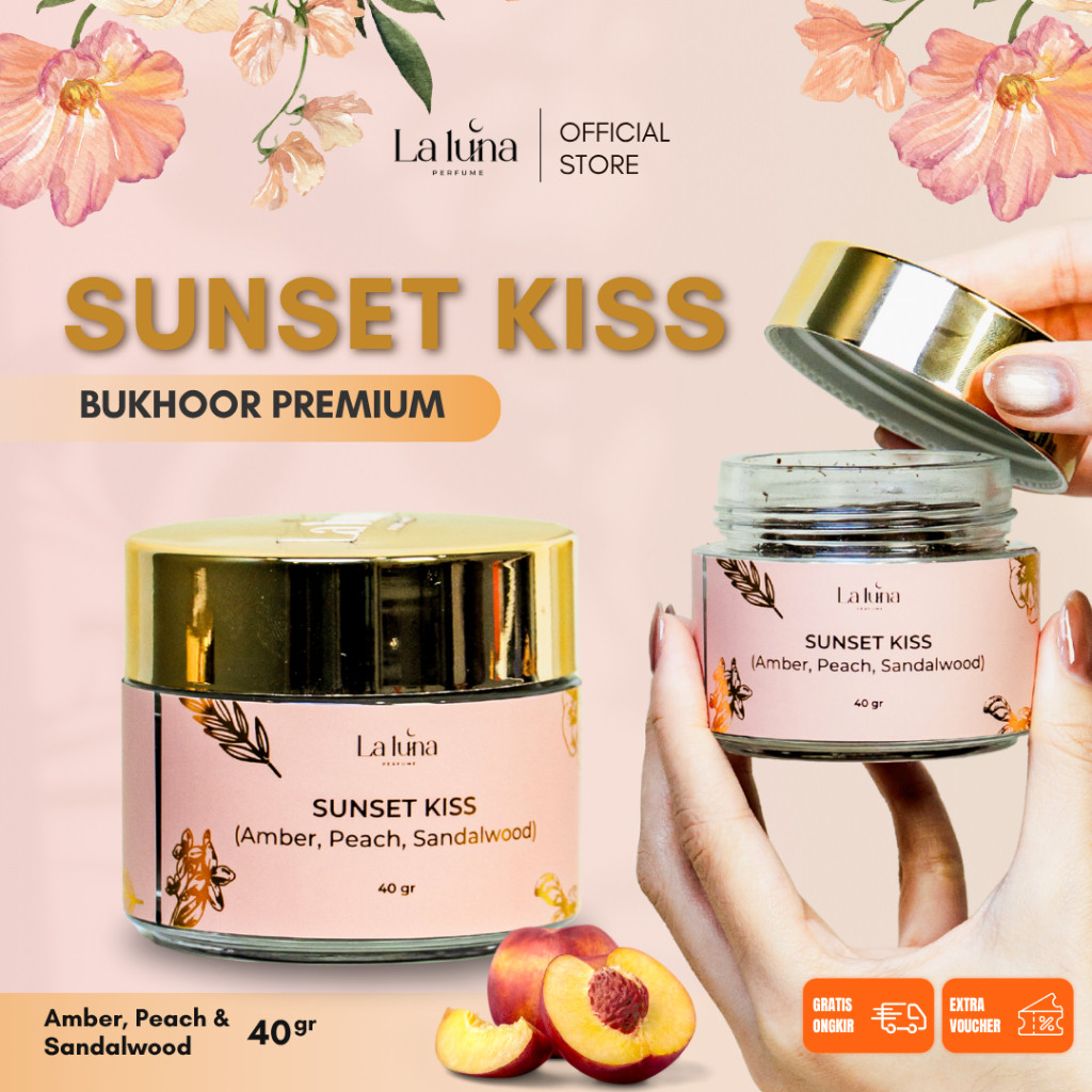 Bukhur Premium Buhur Dupa Arab Wangi Tahan Lama Sunset Kiss Laluna