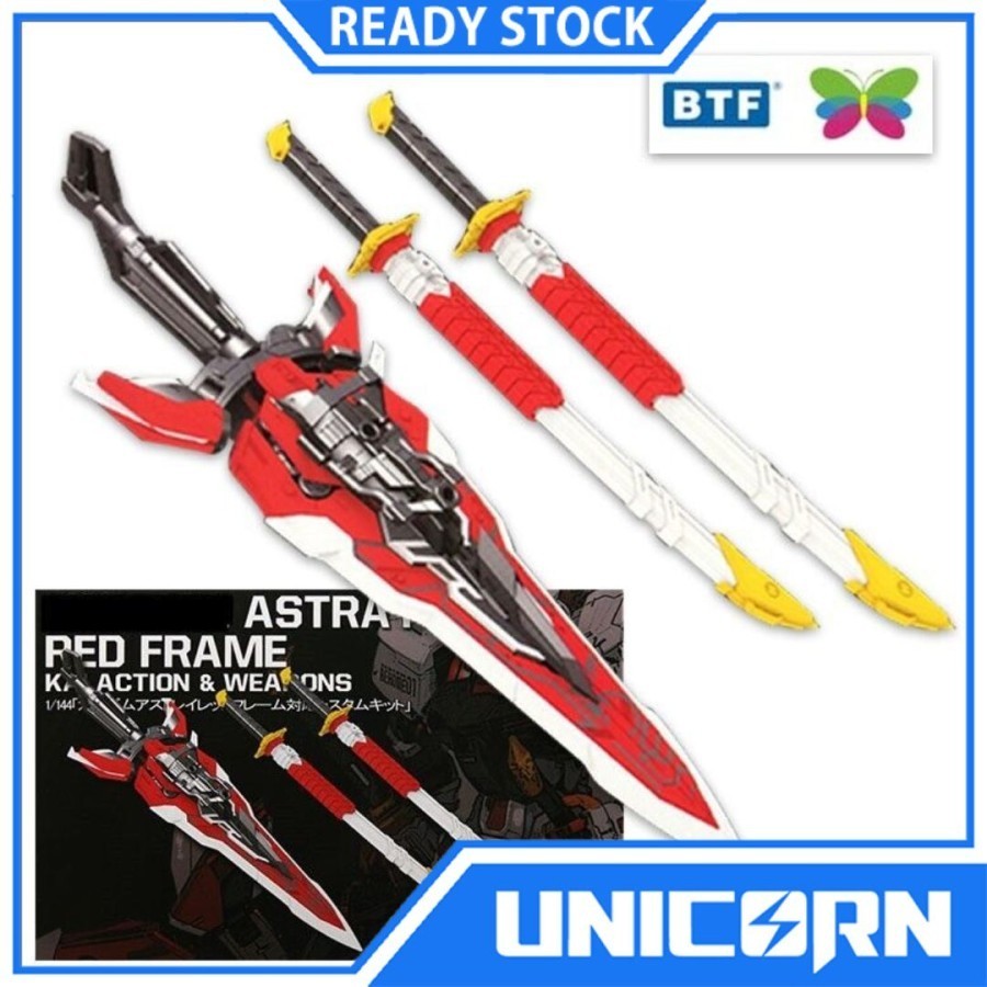 Tactical Arms Weapon Unit for RG 1/144 Astray Red Frame [BTF Model] Great Sword Katana + Decal