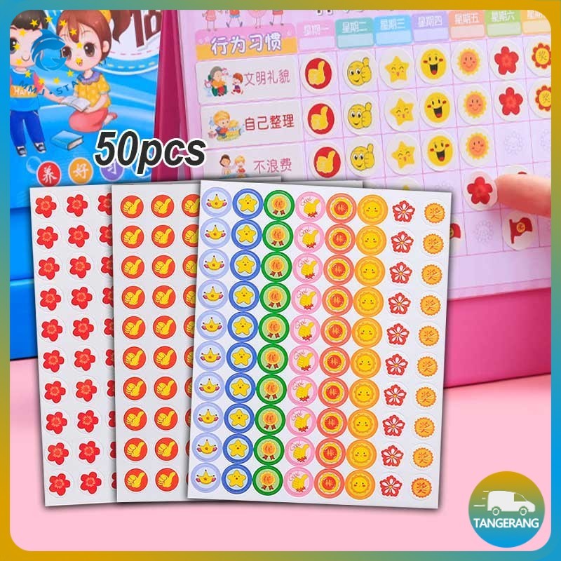 

Sticker Motivasi Belajar Anak 4000pcs Sticker Penilaian Bintang, 50 Lembar (80pcs/Lembar)