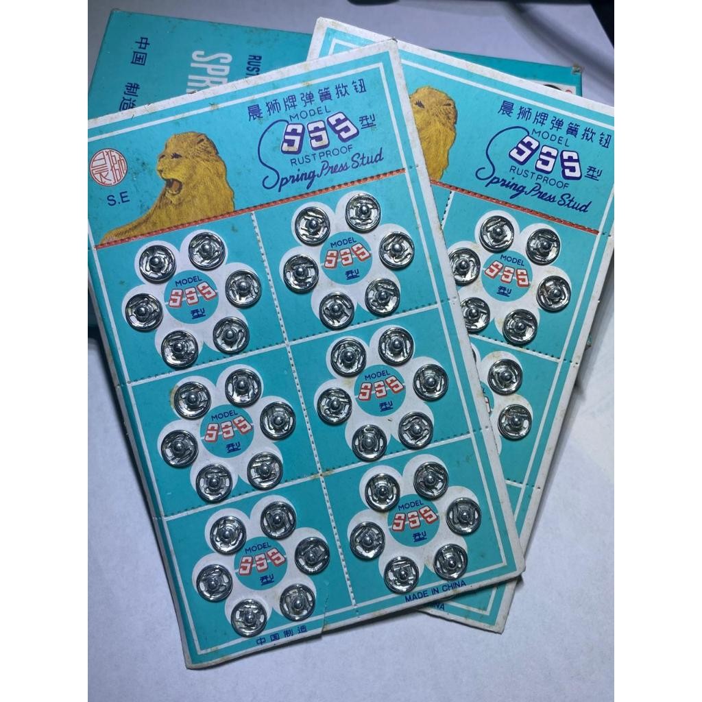 KANCING JEPRET 999 CAP SINGA KANCING CETET CEPRET BAJU