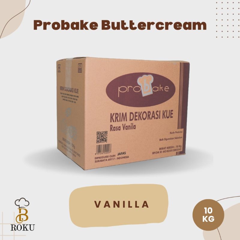 

New Probake Buttercream 10 kg VanillaPremium