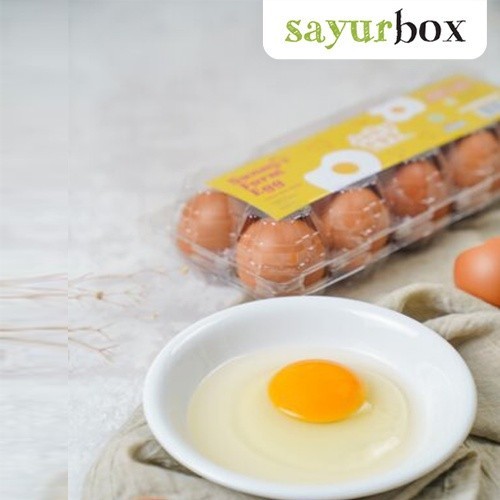 

Telur Ayam Probiotik 10 pcs Sayurbox