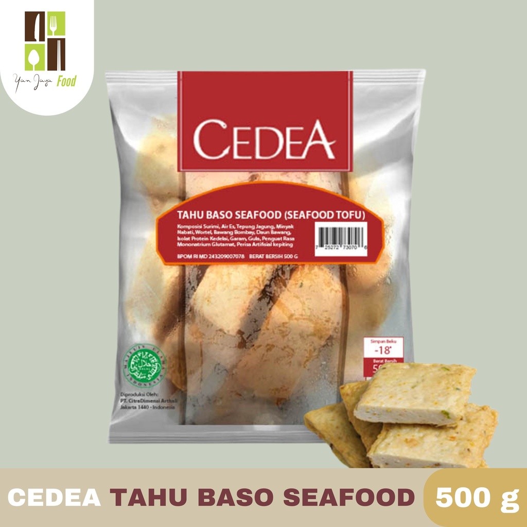 

Cedea Tahu Baso Seafood Tahu Bakso Ikan [500g]