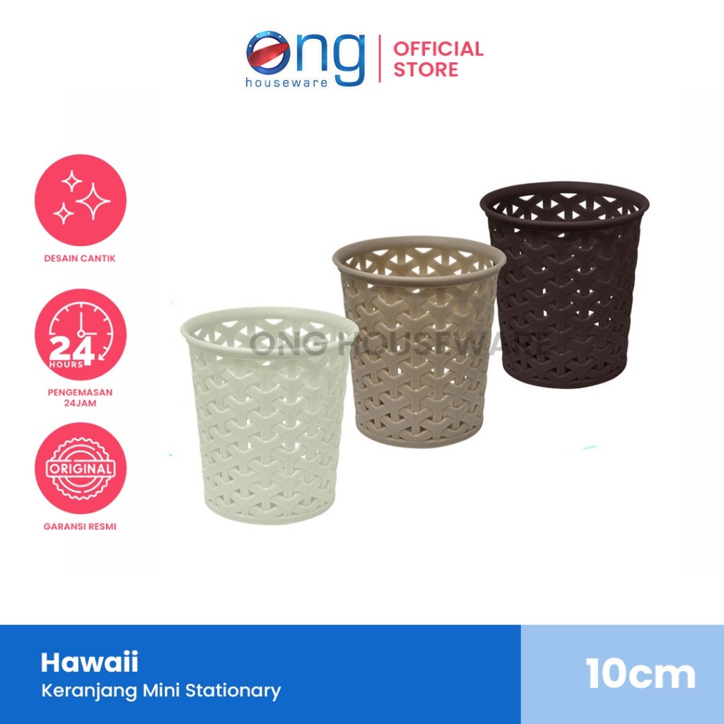 JAMIN MURAH ONG Houseware - Keranjang Serbaguna Mini Tempat Sendok Garpu Wadah Pulpen Pensil Brush M