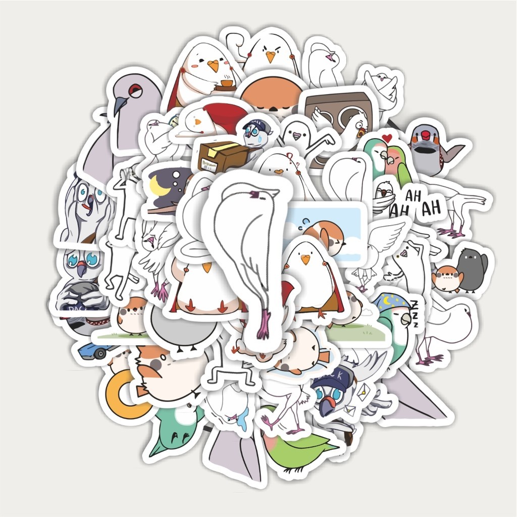

Sticker Pack Sticker Hewan Burung Merpati | Sticker TUMBLR | Stiker LAPTOP KOPER HELM