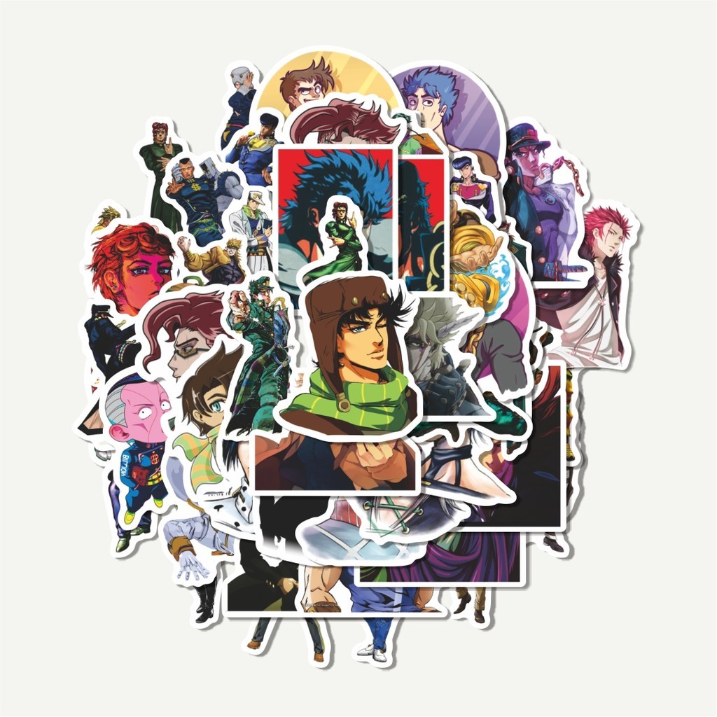 

Sticker Pack Sticker Anime JoJo's Bizarre Adventure Sticker | Sticker TUMBLR | Stiker LAPTOP KOPER HELM
