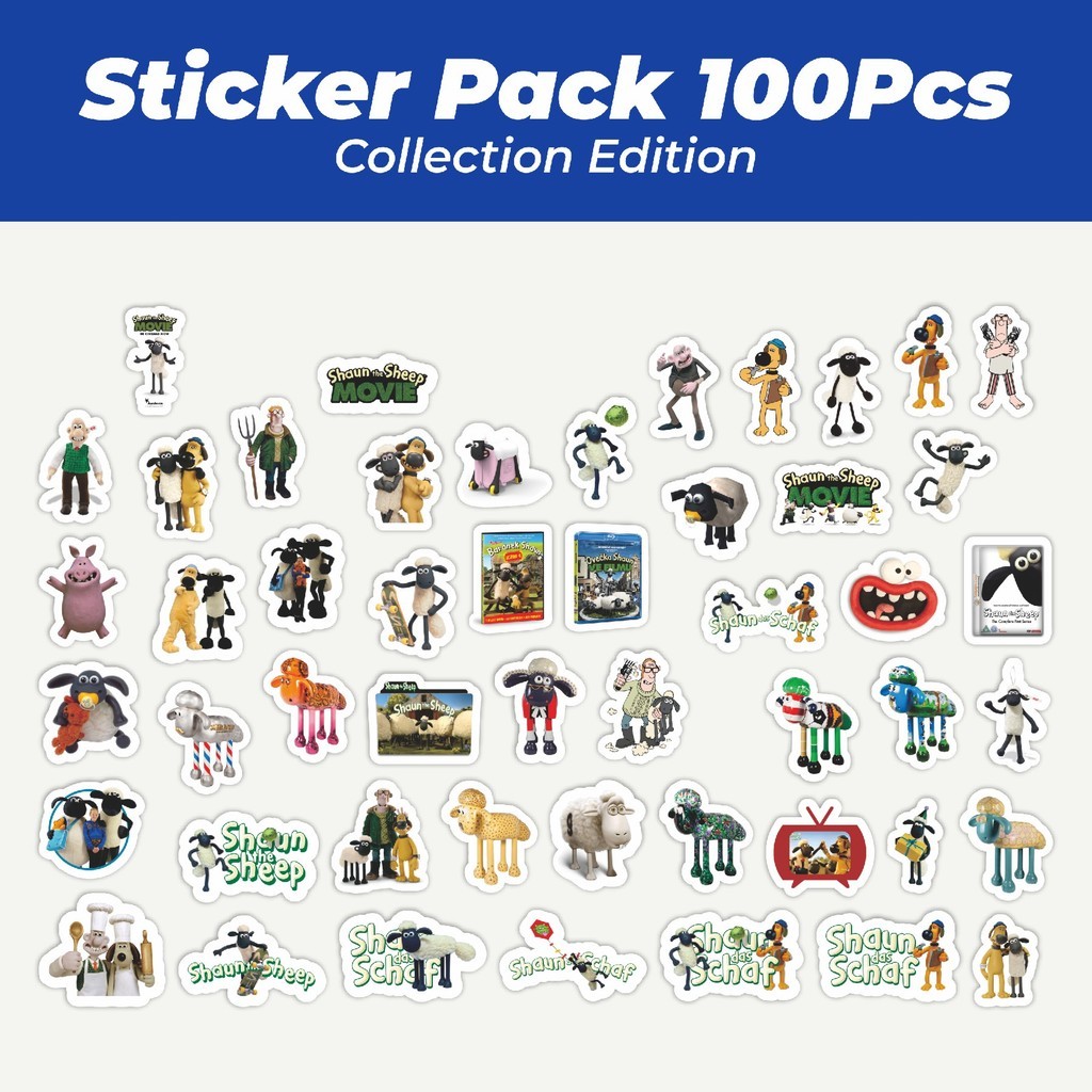 

Hot Stiker Kartun Shaun The Sheep Lucu Anti Air Stikers Berperekat Waterproof Sticker Decal Buat Motor Helm Buku Journal Koper Casing HP Laptop Botol Minum